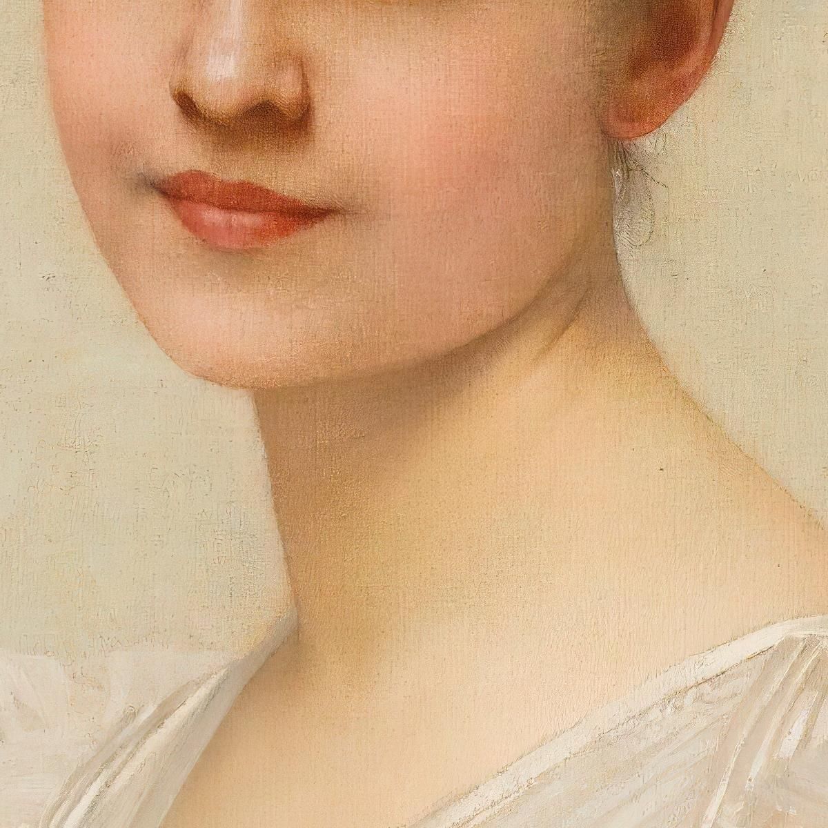 Edith Warren Miller Jules Joseph Lefebvre jle6 canvas print