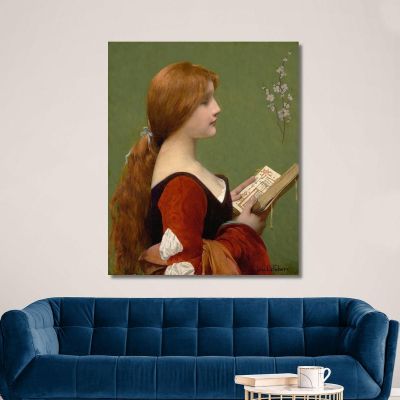 Jeanne La Rousse 2 Jules Joseph Lefebvre jle9 canvas print 