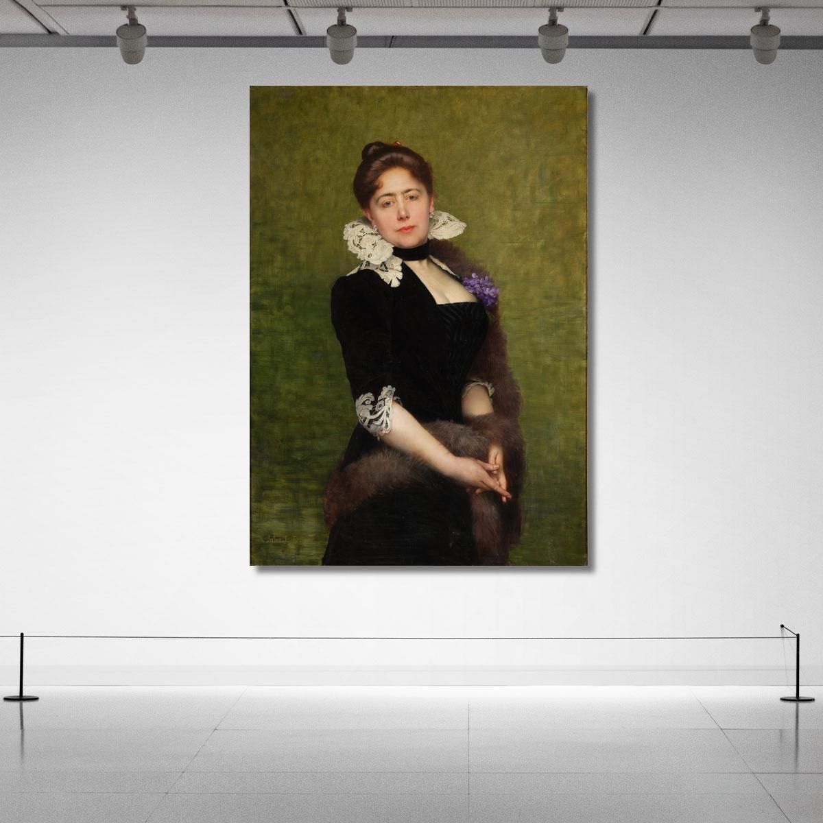 Portrait Of A Lady Jules Joseph Lefebvre jle16 canvas print 