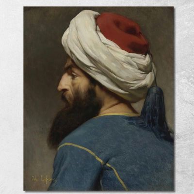 Portrait Of An Ottoman Jules Joseph Lefebvre jle17 canvas print 