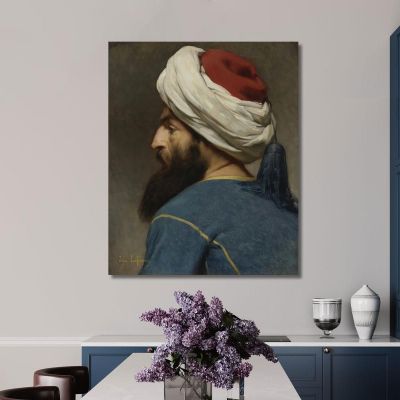 Portrait Of An Ottoman Jules Joseph Lefebvre jle17 canvas print 
