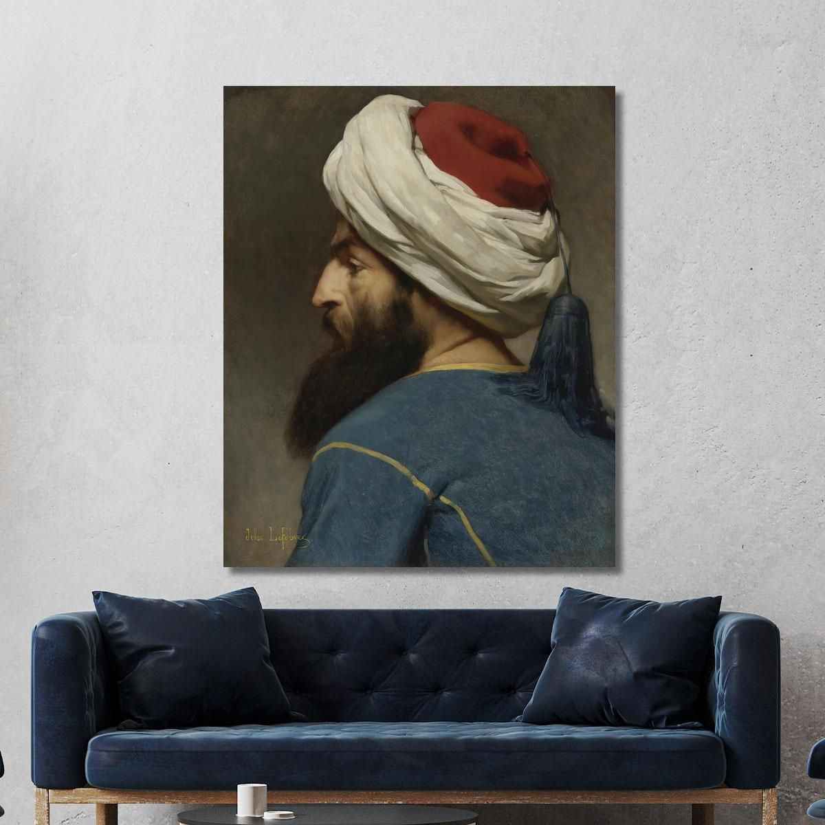 Portrait Of An Ottoman Jules Joseph Lefebvre jle17 canvas print 