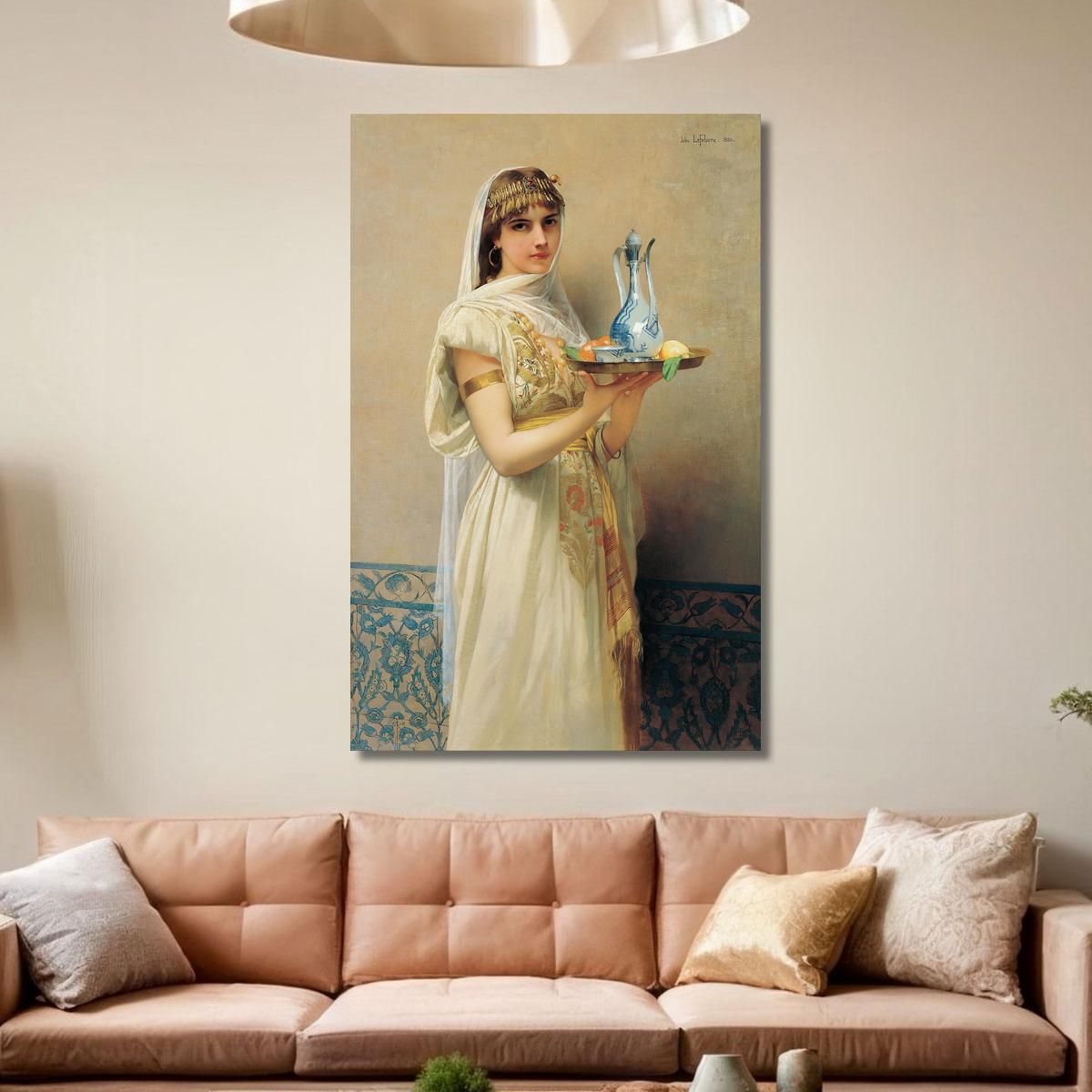 Servant Jules Joseph Lefebvre jle19 canvas print 