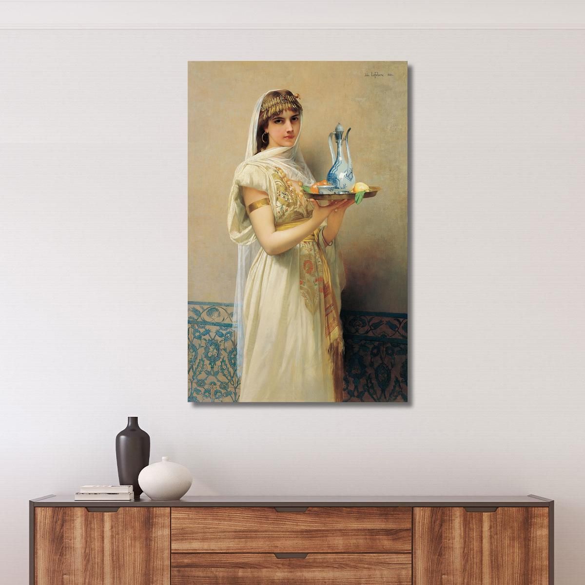 Servant Jules Joseph Lefebvre jle19 canvas print 