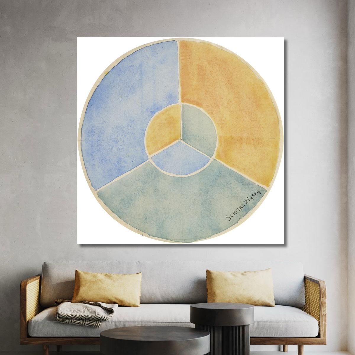Composition 2 Jules Schmalzigaug jsh7 canvas print 