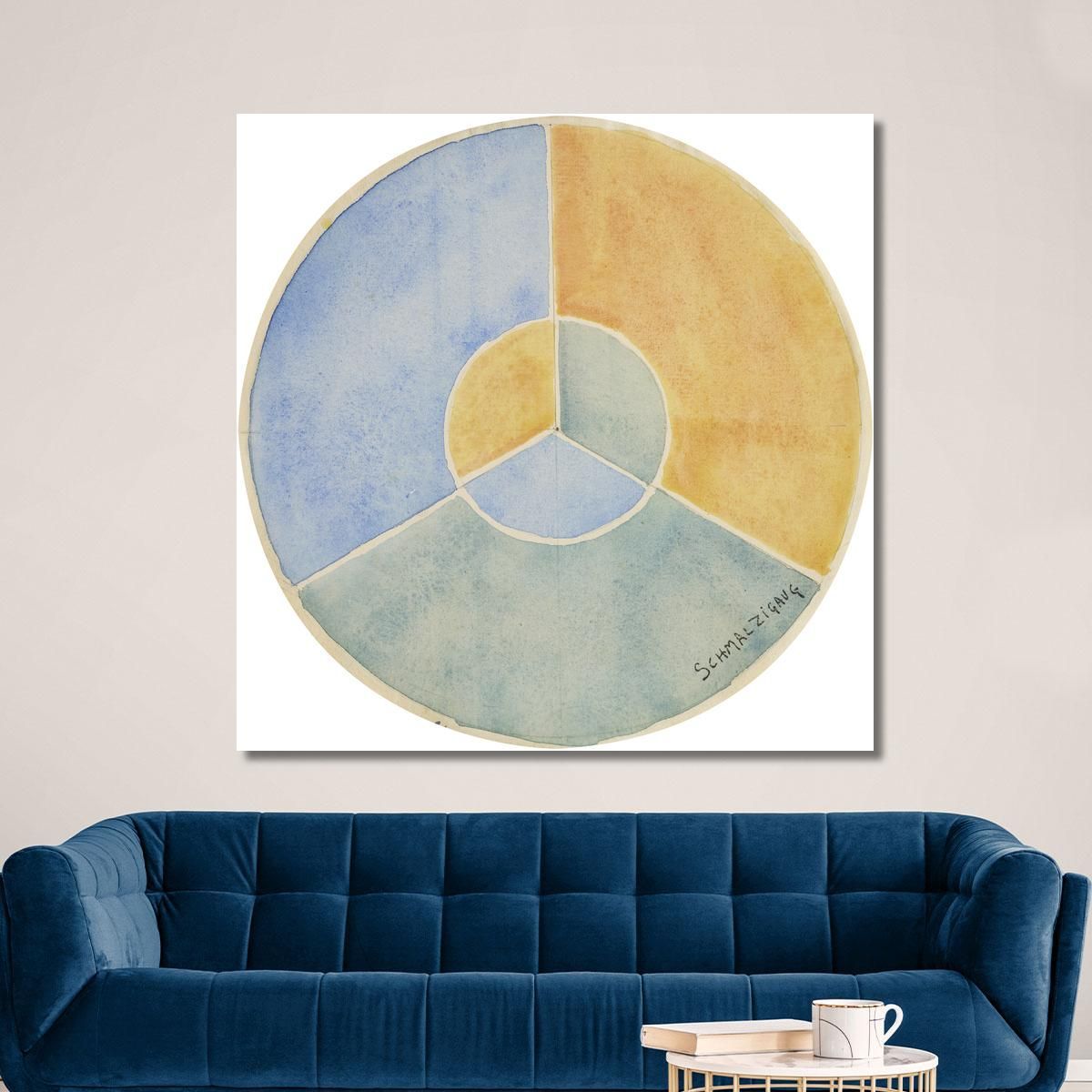 Composition 2 Jules Schmalzigaug jsh7 canvas print 