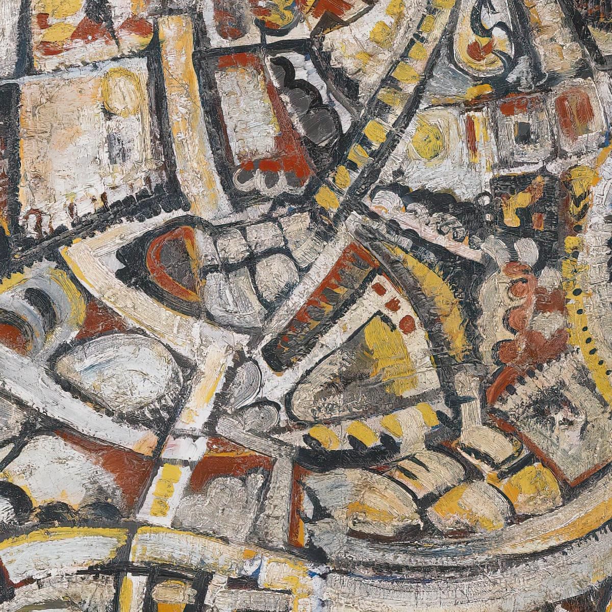 Futurist Composition Jules Schmalzigaug jsh8 canvas print