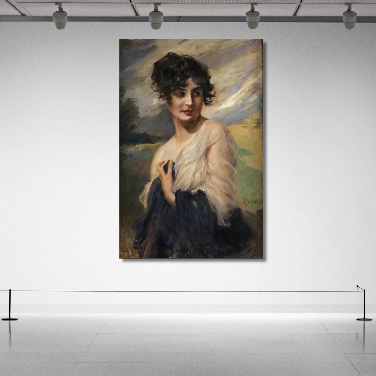 Portrait Of A Lady Leopold Schmutzler lsc7 canvas print 