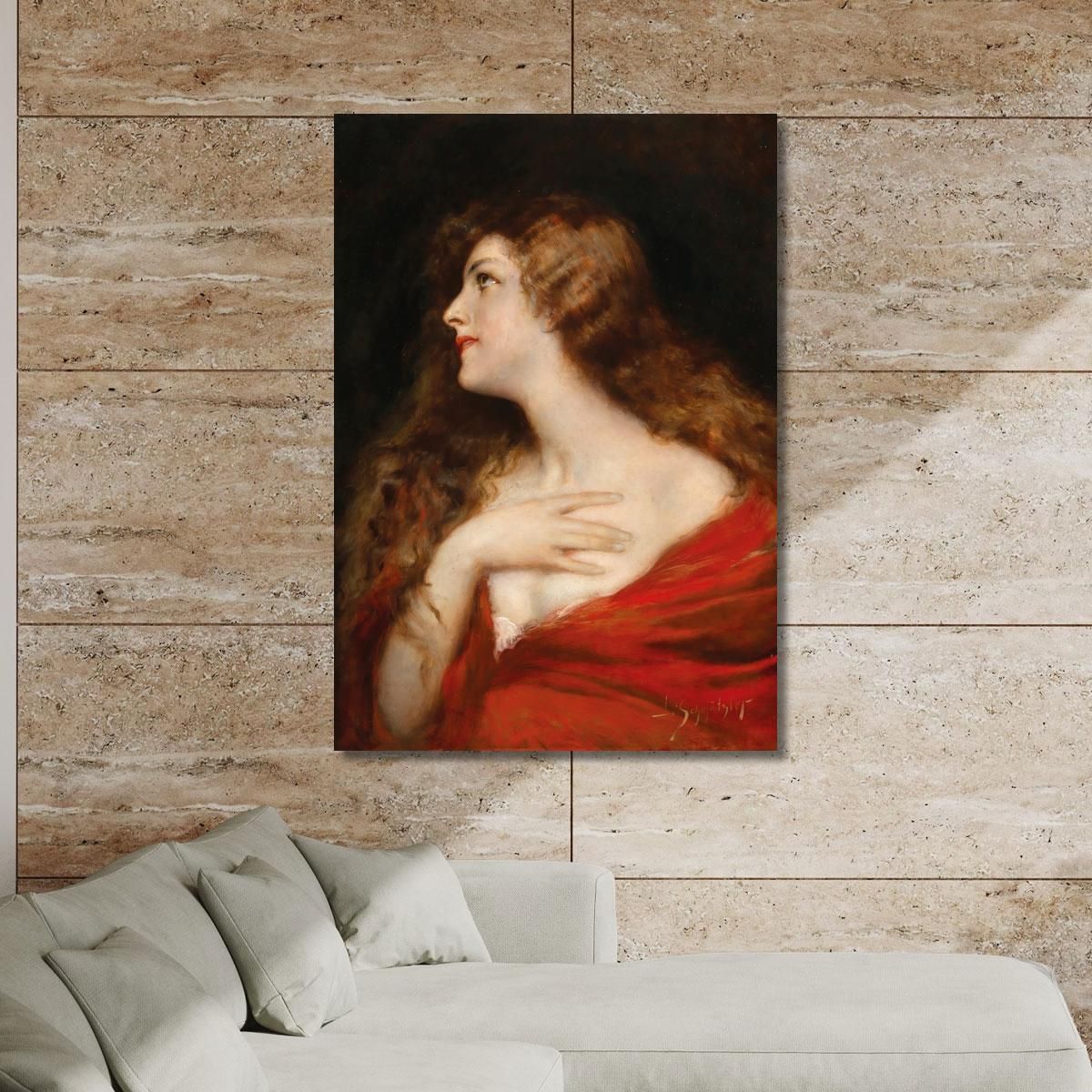 Temptation Leopold Schmutzler lsc12 canvas print 