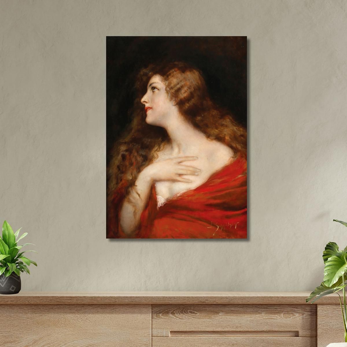 Temptation Leopold Schmutzler lsc12 canvas print 