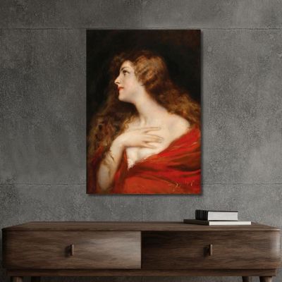 Temptation Leopold Schmutzler lsc12 canvas print 