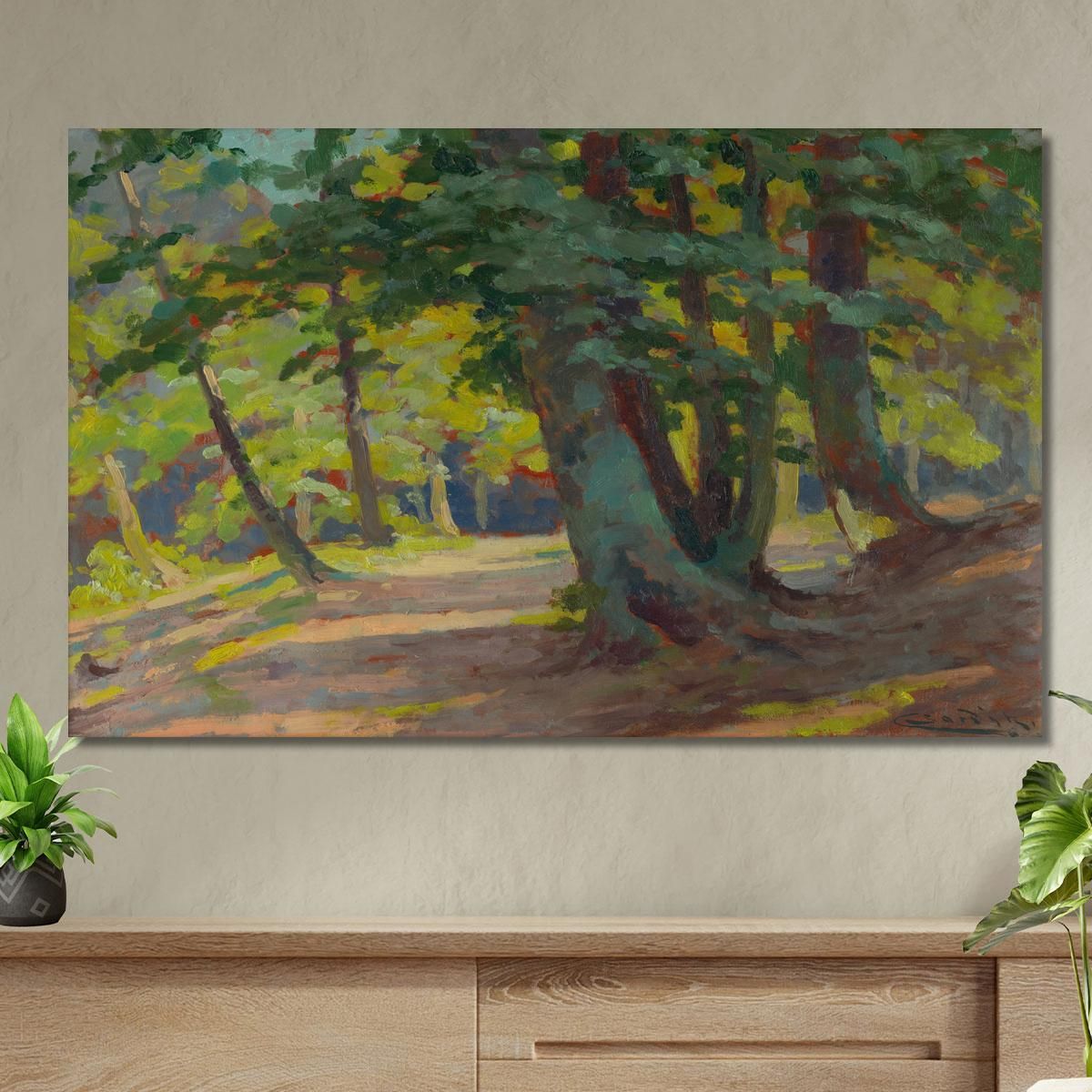Forest 5 Ľudovít Čordák lco20 canvas print 