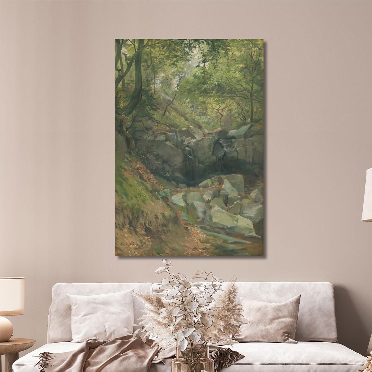 Forest Stream Ľudovít Čordák lco22 canvas print 