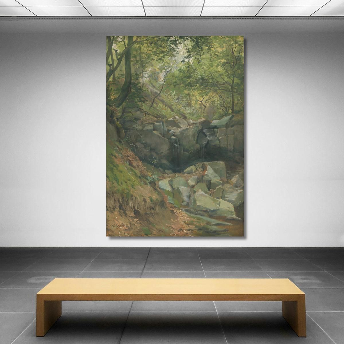 Forest Stream Ľudovít Čordák lco22 canvas print 