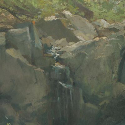 Forest Stream Ľudovít Čordák lco22 canvas print
