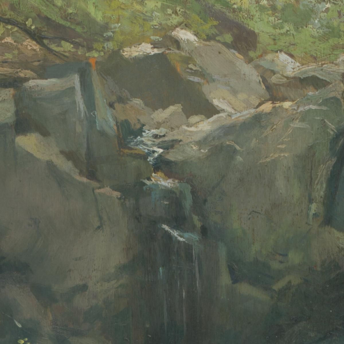 Forest Stream Ľudovít Čordák lco22 canvas print
