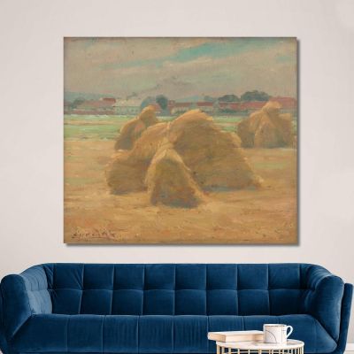 Harvest Ľudovít Čordák lco27 canvas print 