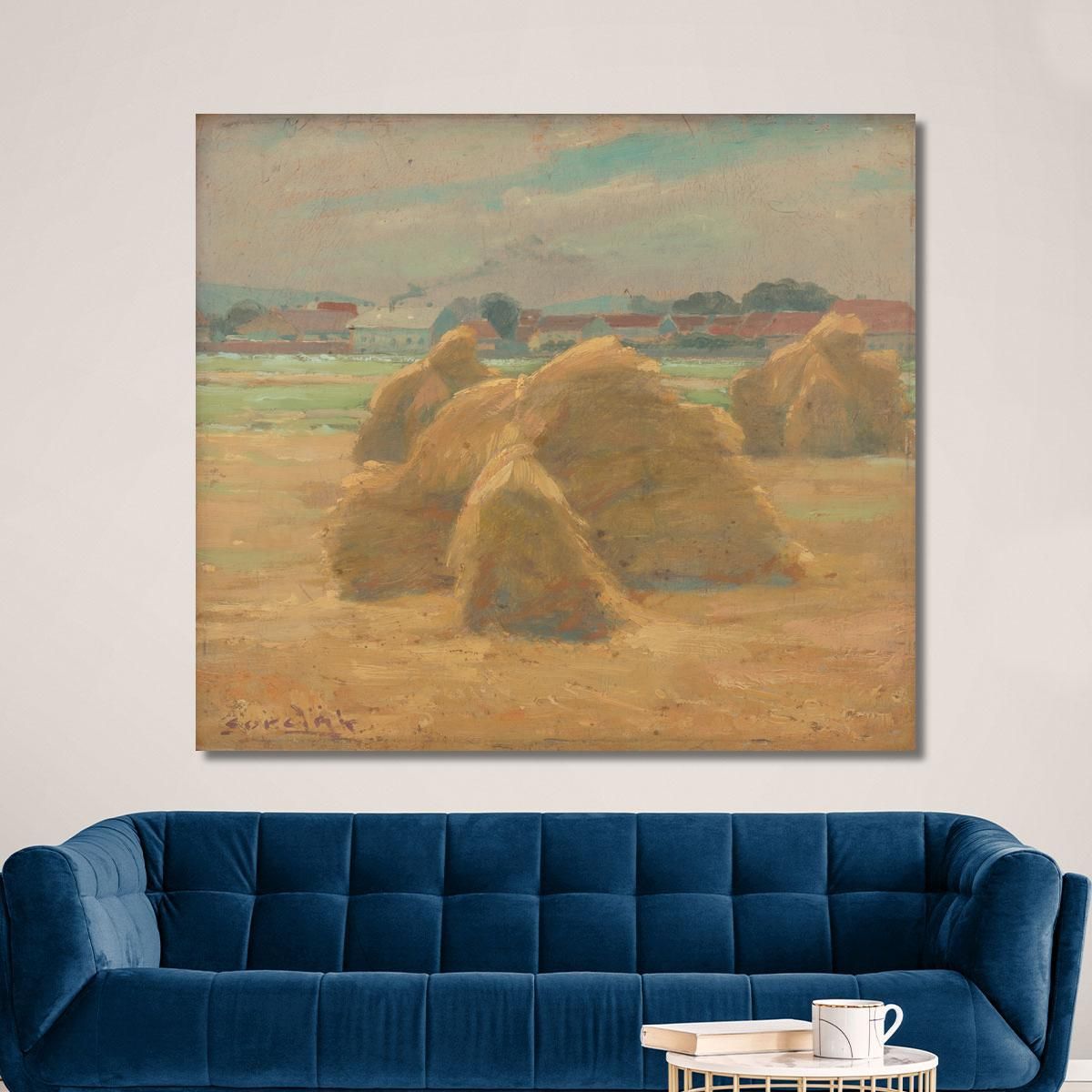 Harvest Ľudovít Čordák lco27 canvas print 