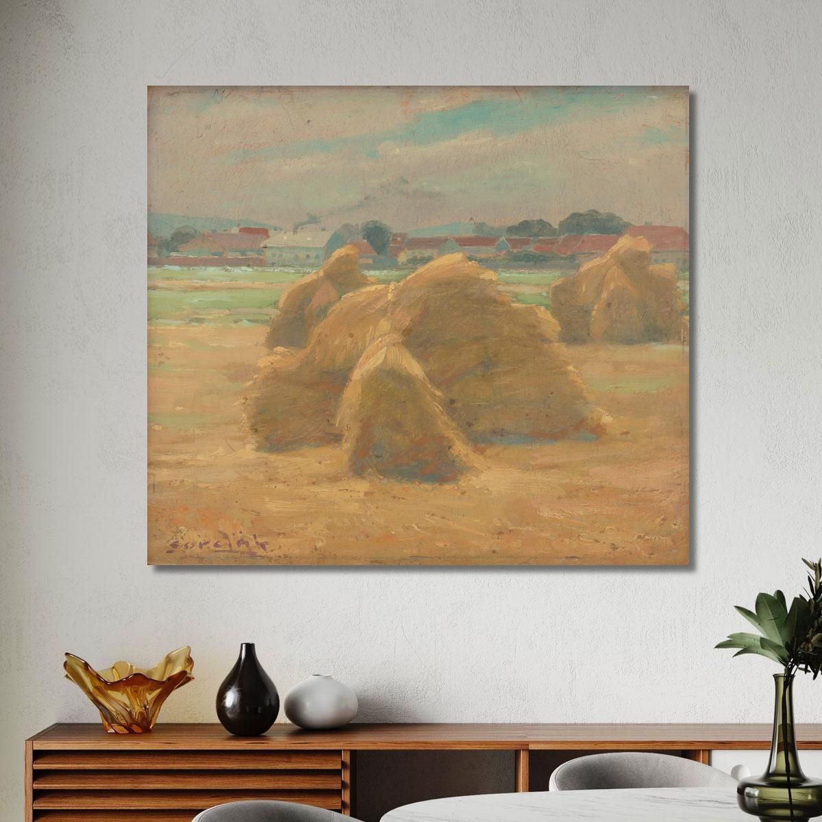 Harvest Ľudovít Čordák lco27 canvas print 