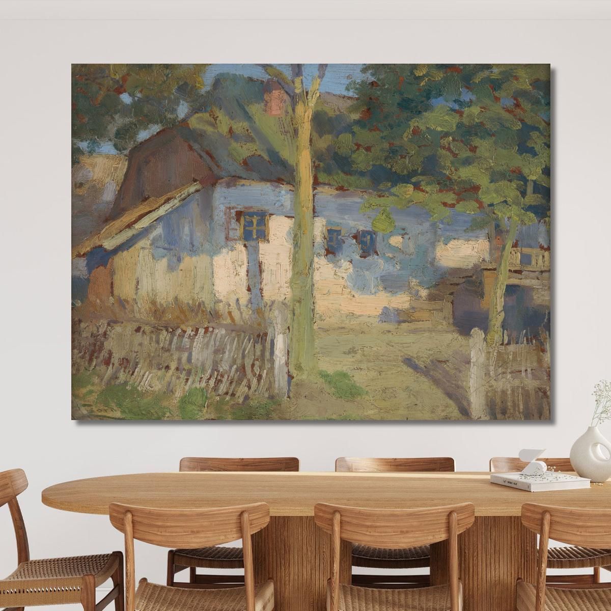 In Front Of The House Ľudovít Čordák lco28 canvas print 