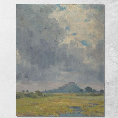 Landscape With A Castle Ľudovít Čordák lco37 canvas print 