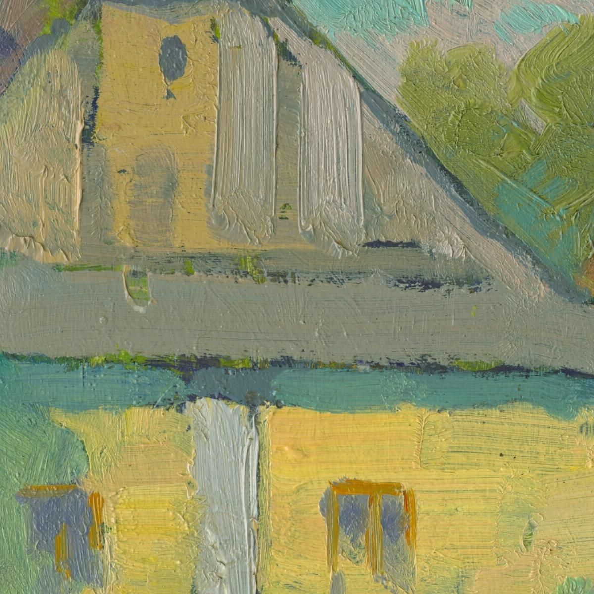 Motif From An East Slovak Village Ľudovít Čordák lco50 canvas print