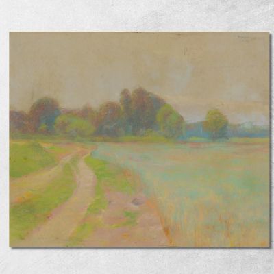 Field Path Ľudovít Čordák lco58 canvas print 