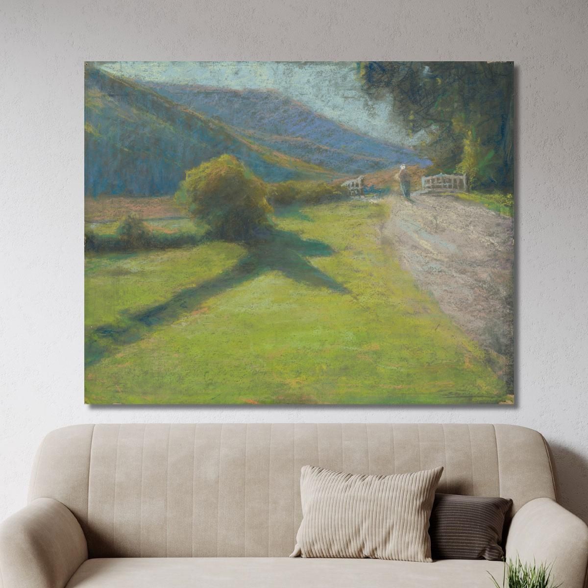 Road At The Edge Of The Forest Ľudovít Čordák lco62 canvas print 