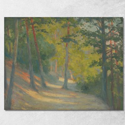 Road To Bankov Ľudovít Čordák lco63 canvas print 