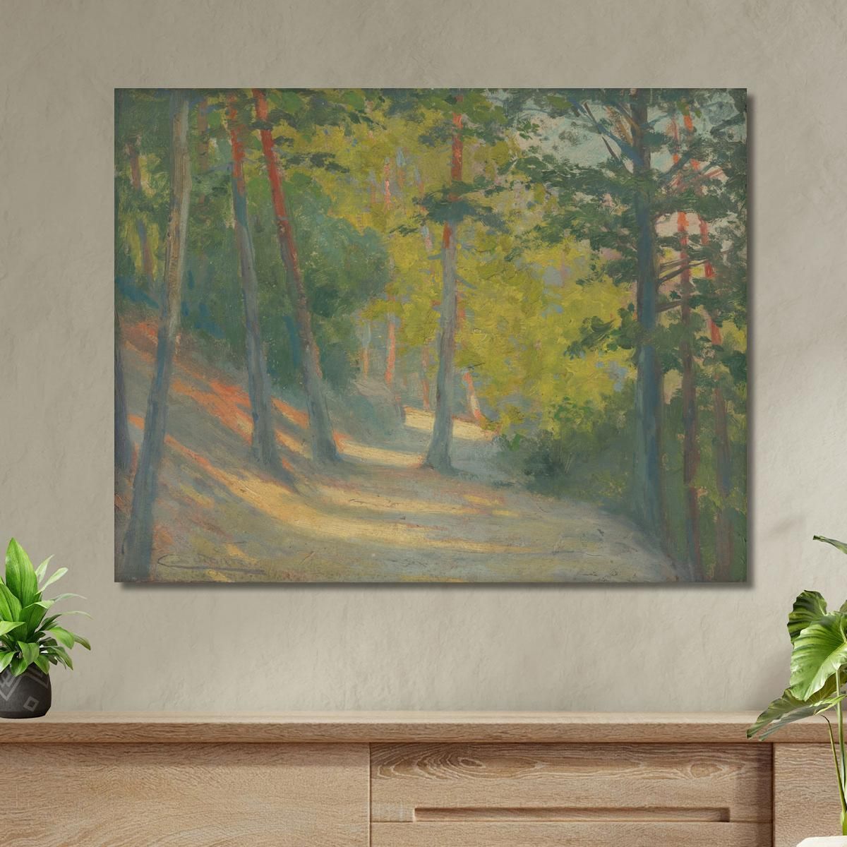 Road To Bankov Ľudovít Čordák lco63 canvas print 