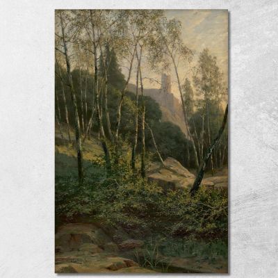 Slanec Castle Ľudovít Čordák lco69 canvas print 
