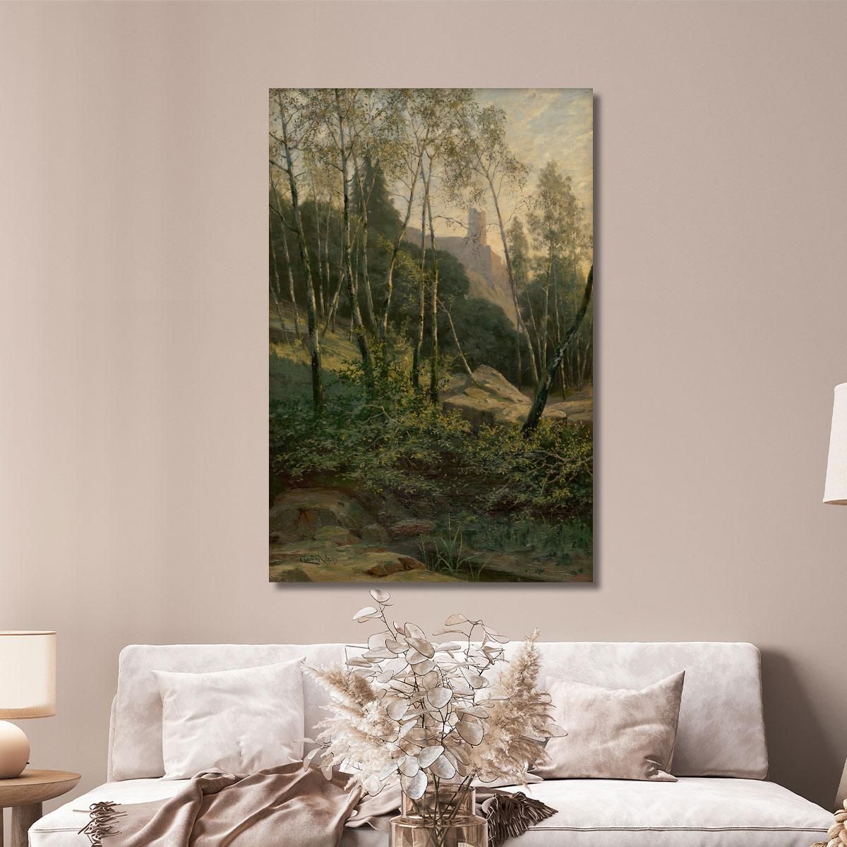 Slanec Castle Ľudovít Čordák lco69 canvas print 