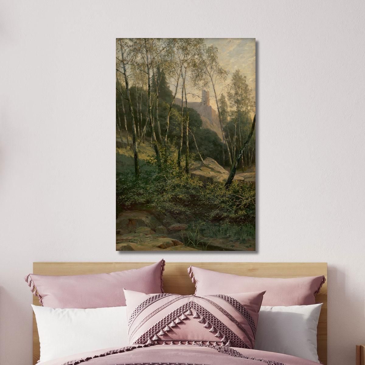 Slanec Castle Ľudovít Čordák lco69 canvas print 
