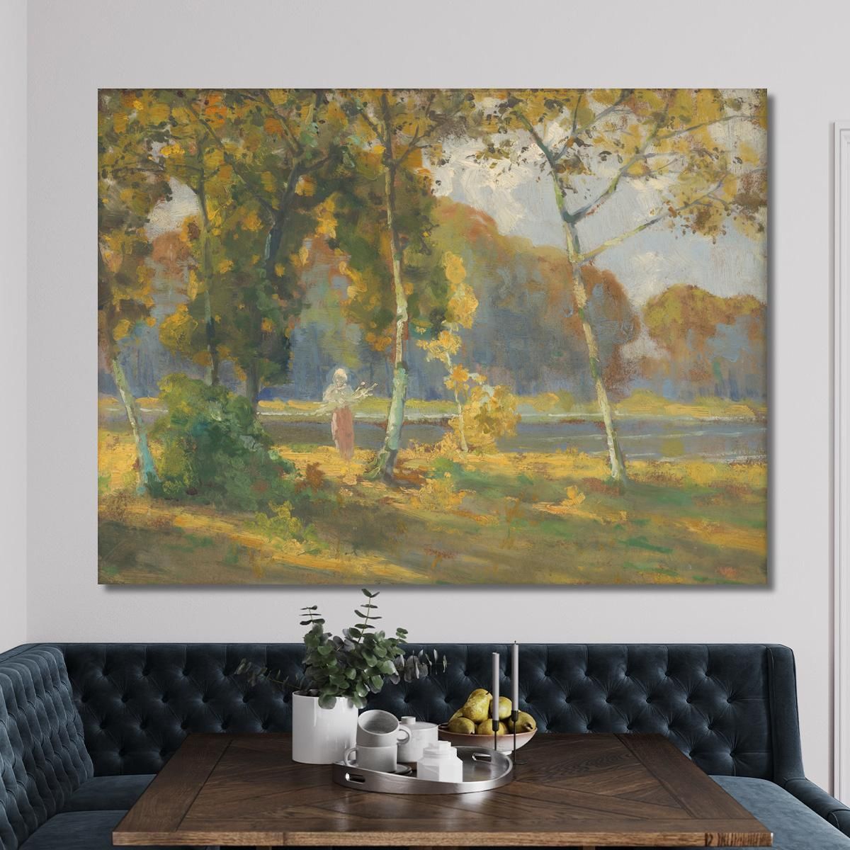 Summer Landscape With Birches Ľudovít Čordák lco76 canvas print 