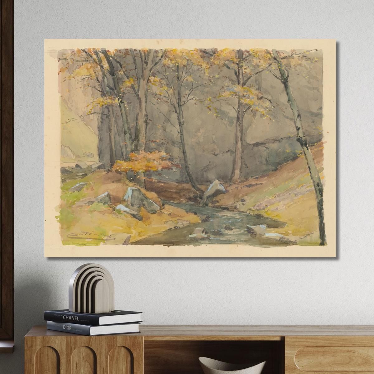 Twilight In The Zádiel Valley Ľudovít Čordák lco84 canvas print 