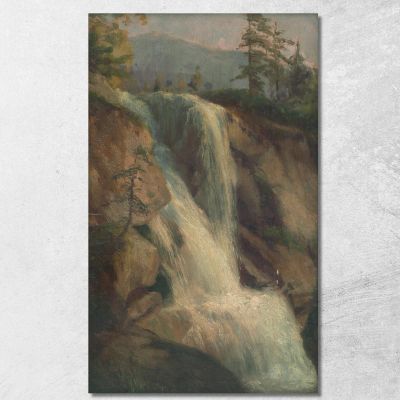 Waterfall Ľudovít Čordák lco87 canvas print 