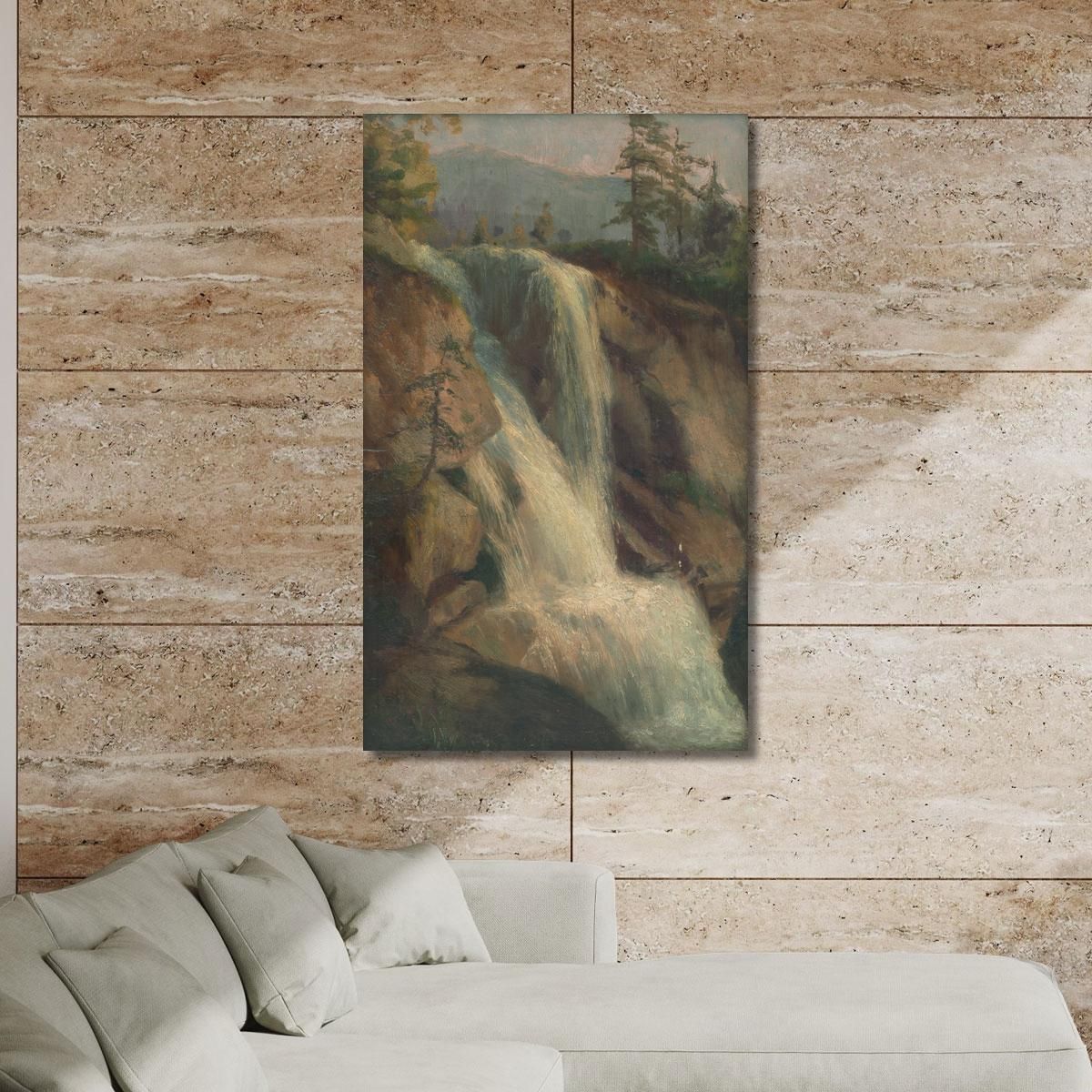 Waterfall Ľudovít Čordák lco87 canvas print 