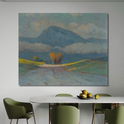 Bringing In Hay Ľudovít Čordák lco94 canvas print 