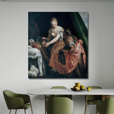 Judith And Holofernes Paolo Veronese pvr18 canvas print 