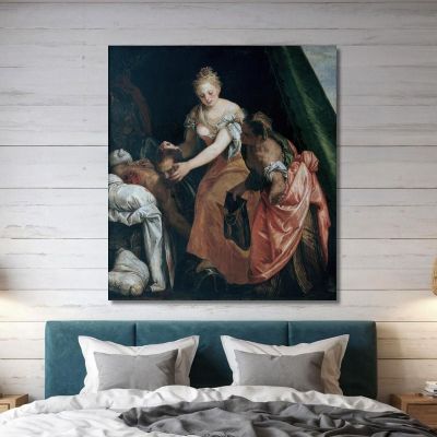 Judith And Holofernes Paolo Veronese pvr18 canvas print 