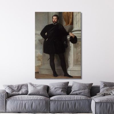 Portrait Of A Man 2 Paolo Veronese pvr23 canvas print 