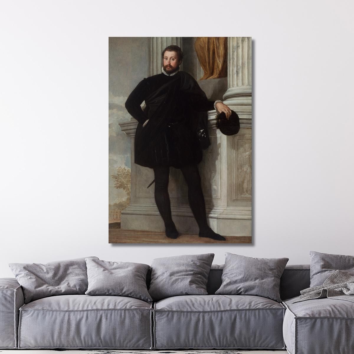 Portrait Of A Man 2 Paolo Veronese pvr23 canvas print 
