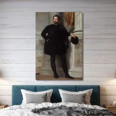 Portrait Of A Man 2 Paolo Veronese pvr23 canvas print 