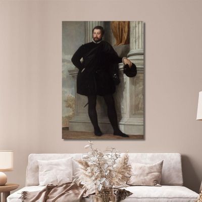 Portrait Of A Man 2 Paolo Veronese pvr23 canvas print 