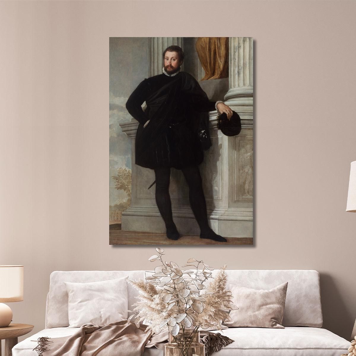 Portrait Of A Man 2 Paolo Veronese pvr23 canvas print 