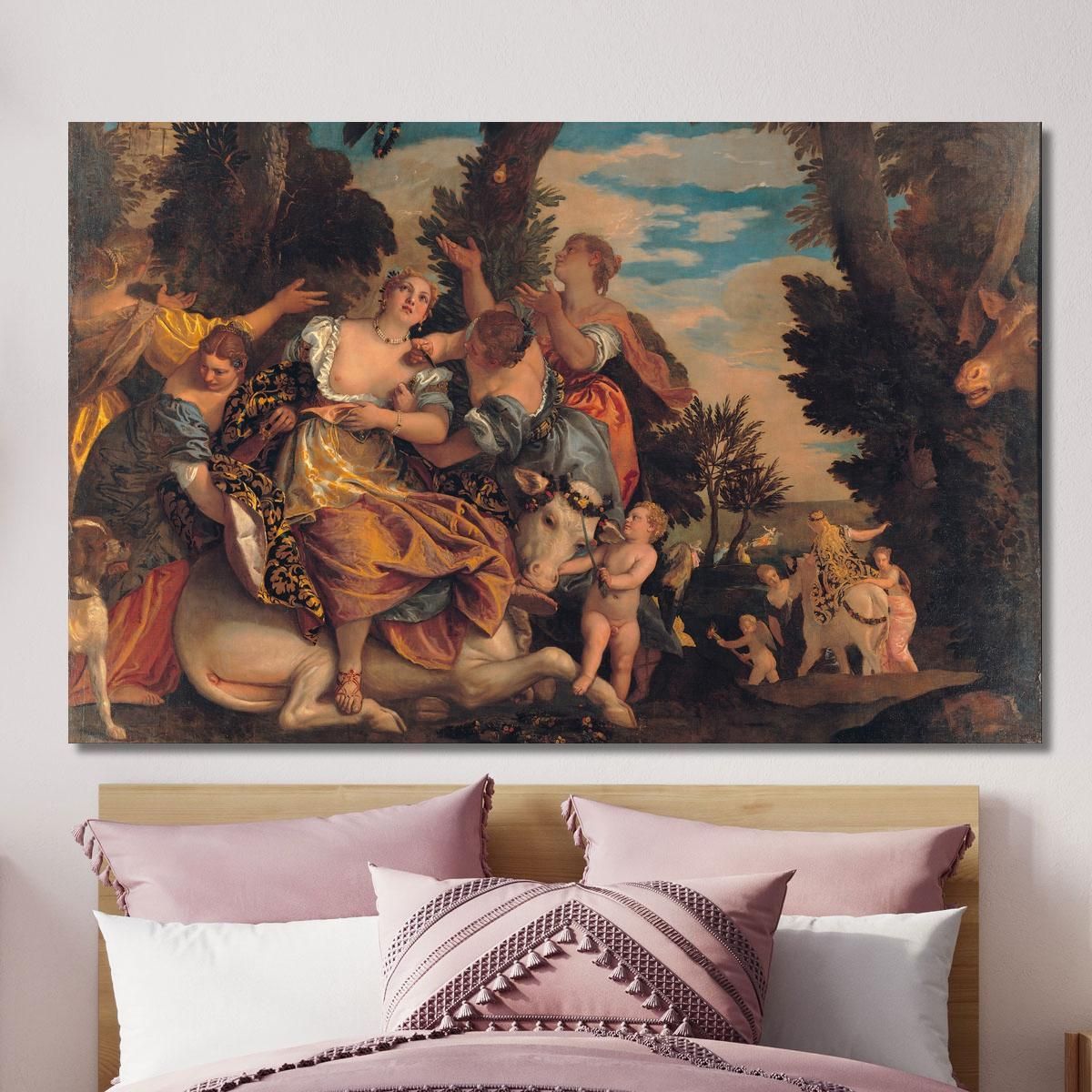 Rape Of Europa Paolo Veronese pvr27 canvas print 