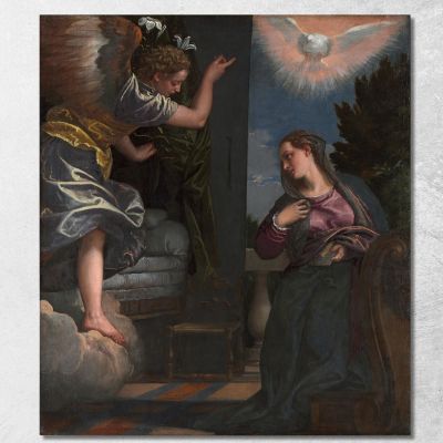 The Annunciation Paolo Veronese pvr33 canvas print 