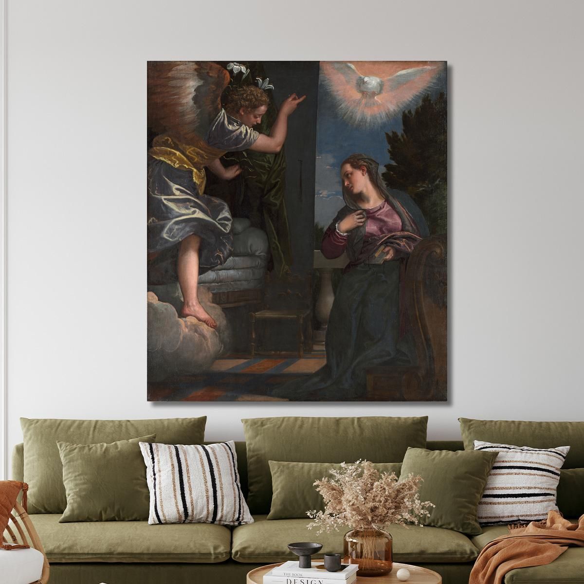 The Annunciation Paolo Veronese pvr33 canvas print 