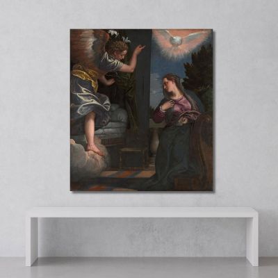 The Annunciation Paolo Veronese pvr33 canvas print 