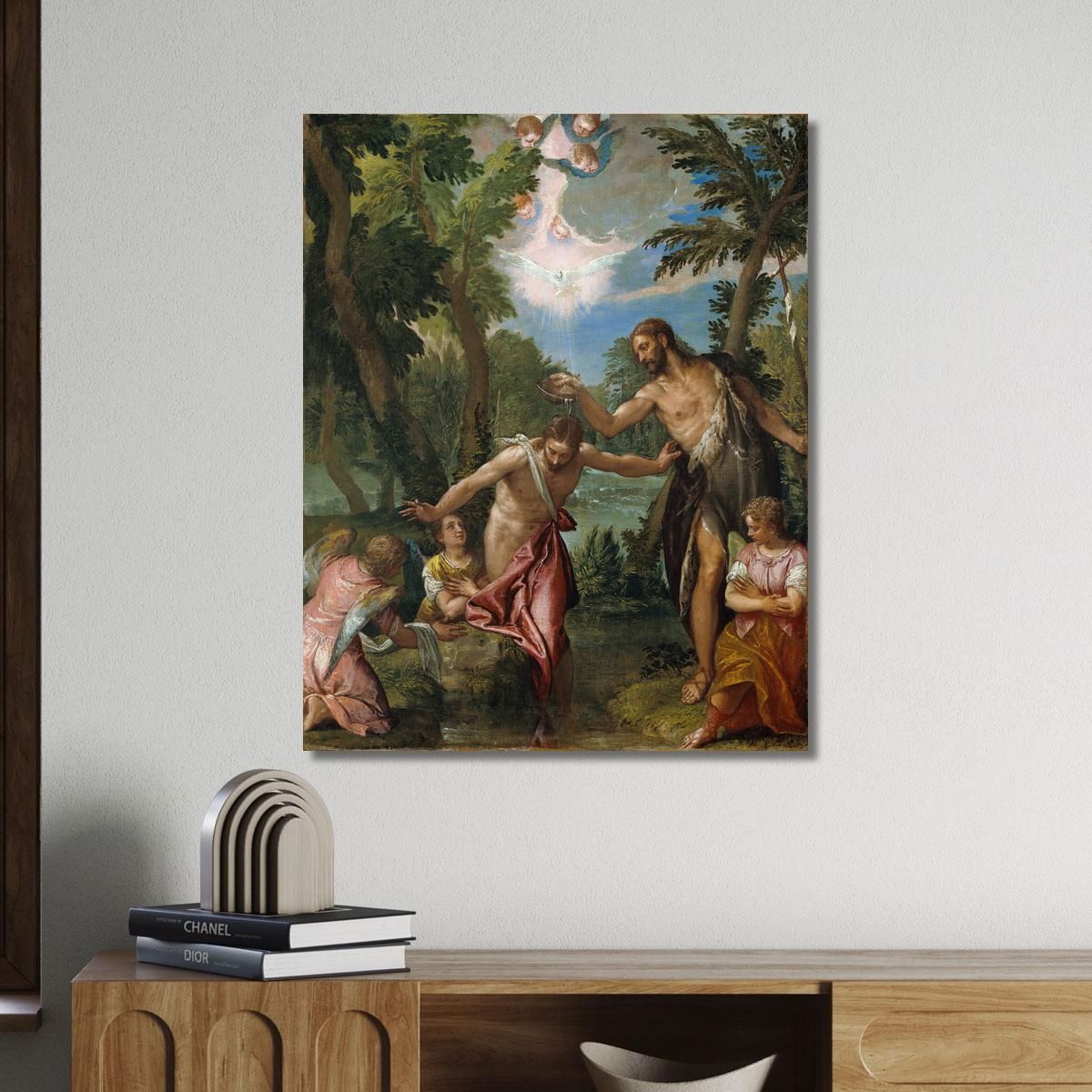 The Baptism Of Christ Paolo Veronese pvr36 canvas print 